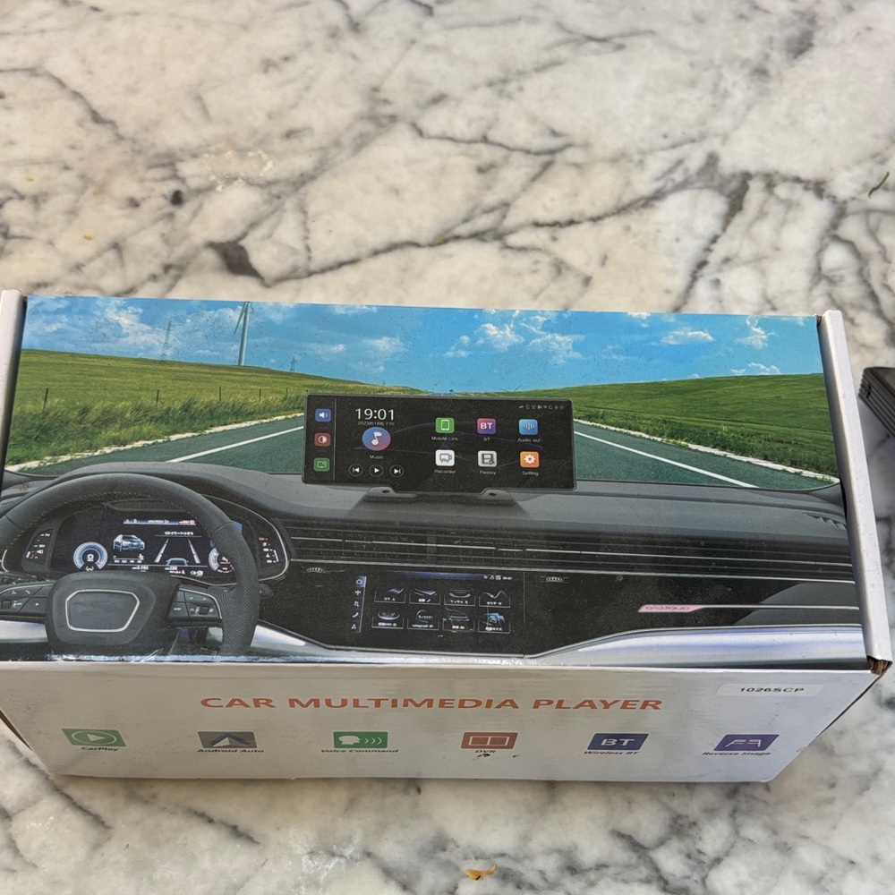 Car Multimedia Player with Bluetooth - Black